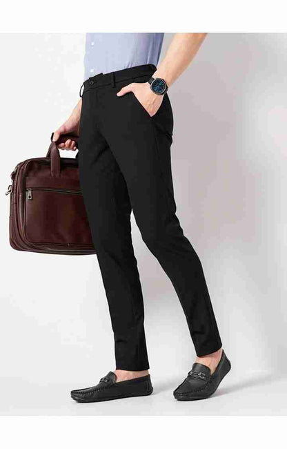 Black Slim Fit Trousers