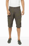 Celio* Cotton Regular Fit Green Shorts