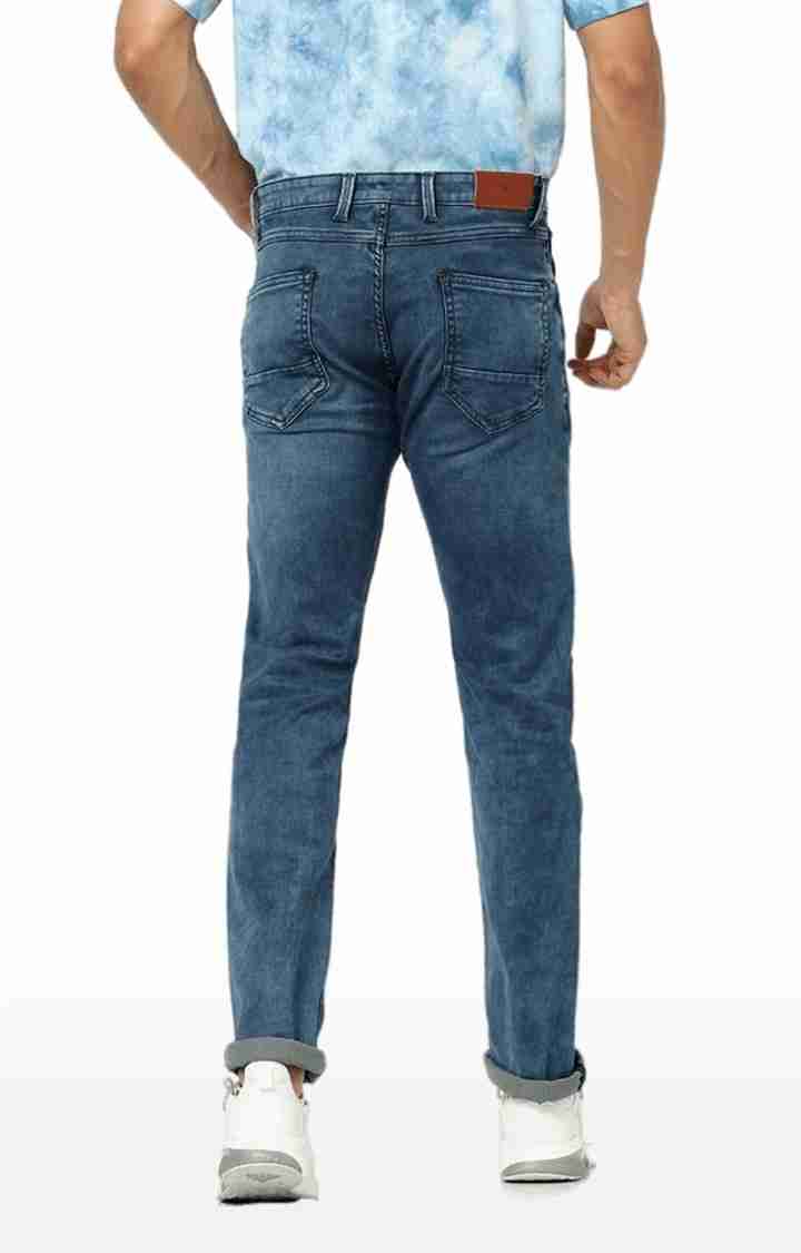 Blue Straight Slim Fit Jeans