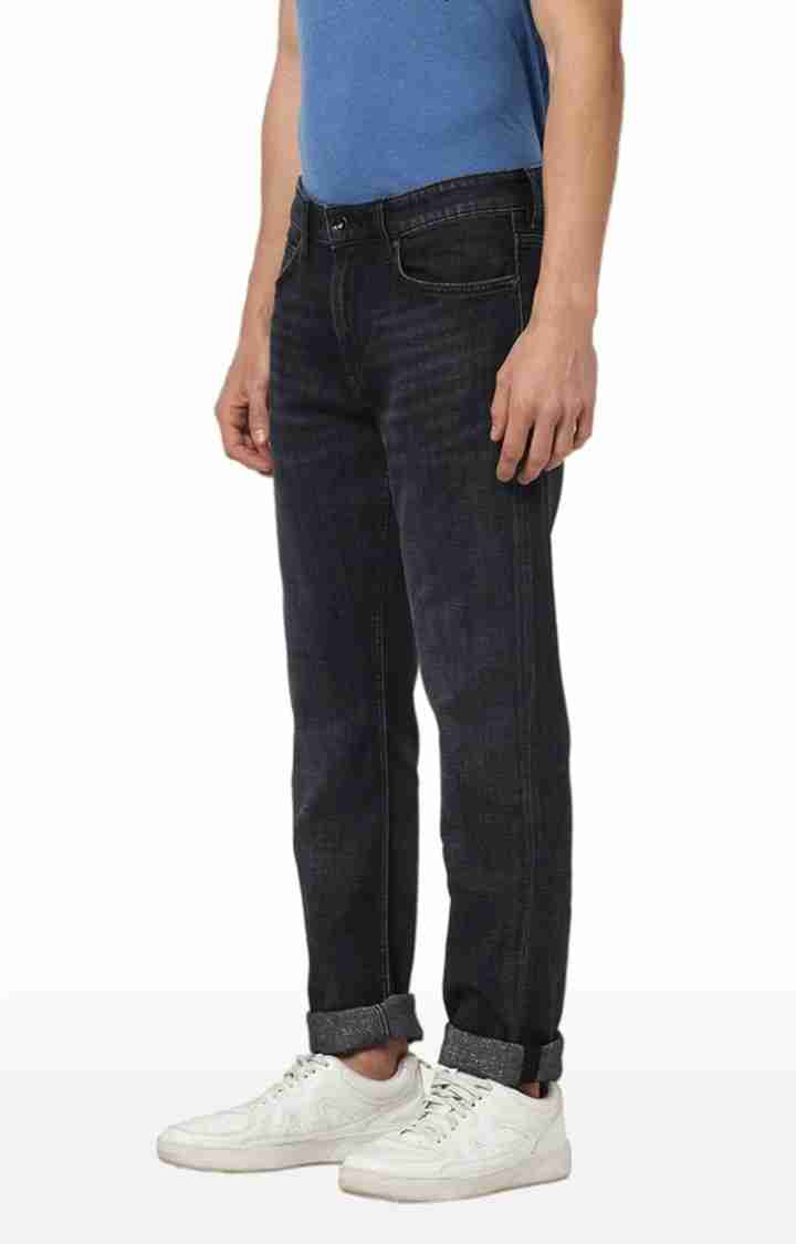 Black Straight Slim Fit Soft Touch Jeans