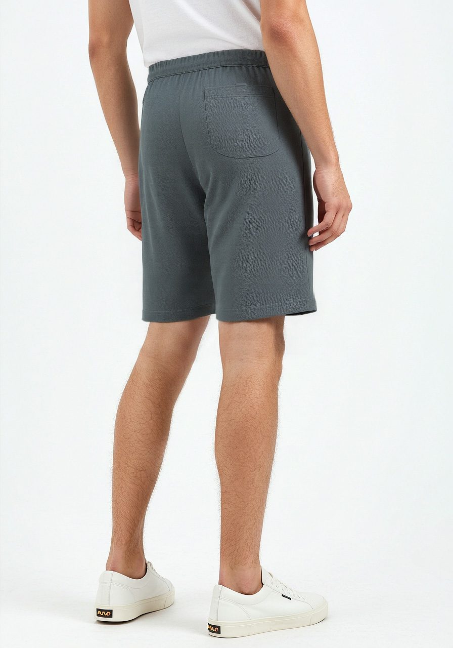 Celio* Men Green Solid Regular Fit Polyester Bermuda