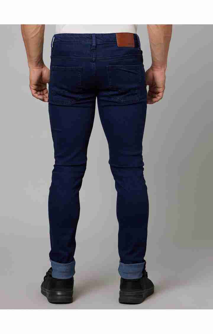 Navy Blue Skinny Fit Jeans