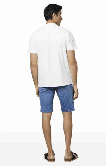 Blue Regular Fit Shorts