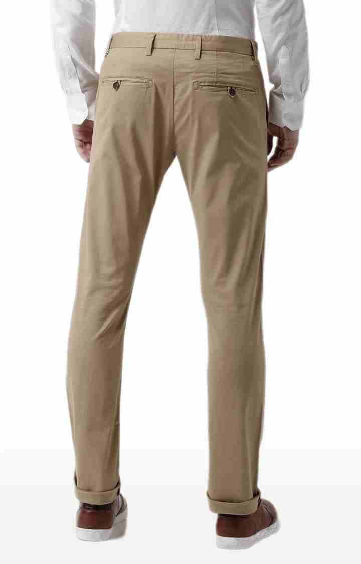 Khaki Regular Fit Trousers