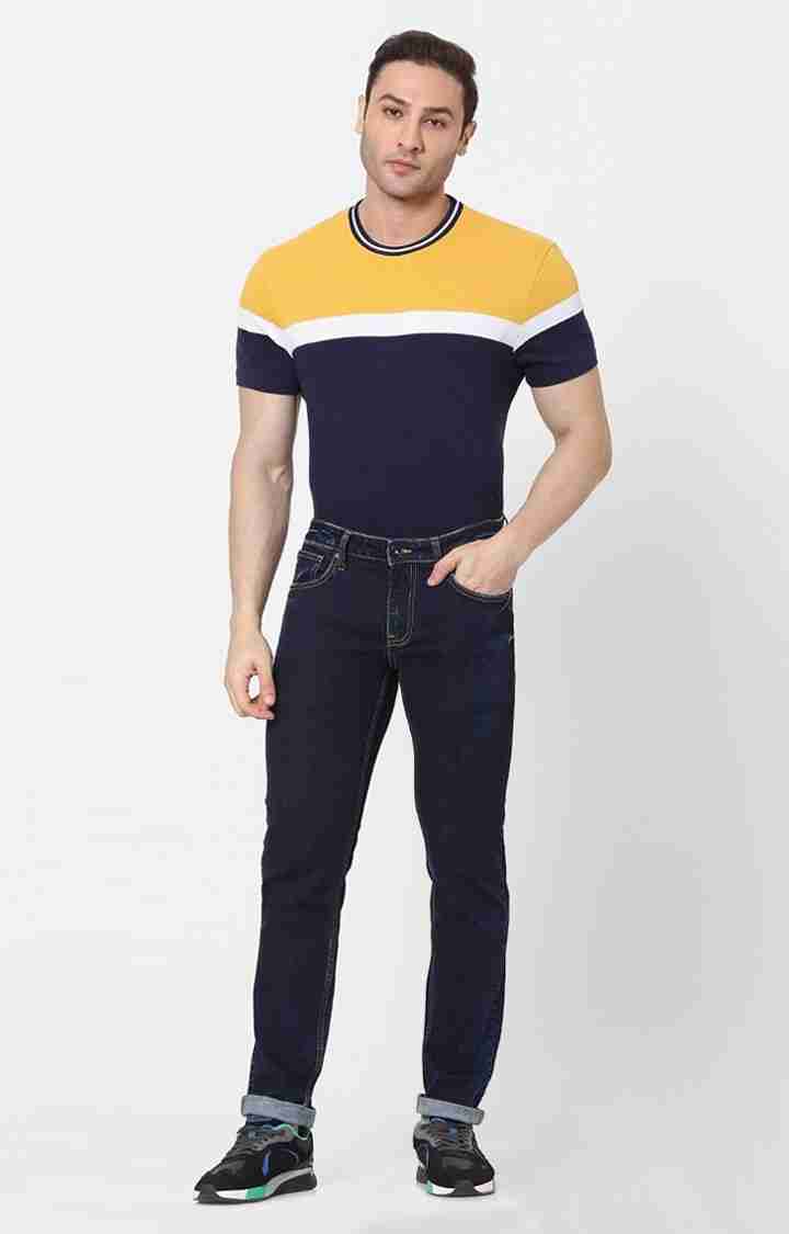 Navy Blue Slim Fit Jeans