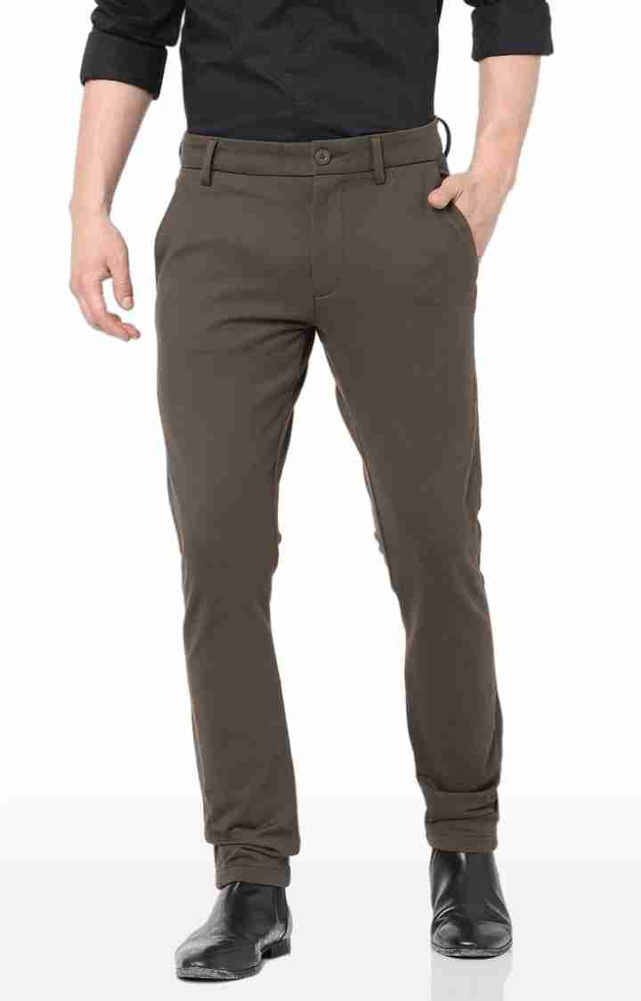 Olive Regular Fit Trousers