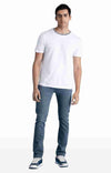 Celio* Cotton-Blend Slim Fit Grey Jean