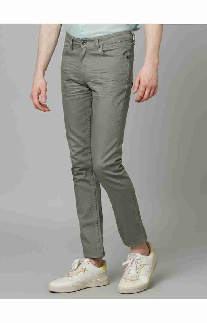 Olive Slim Fit Jeans