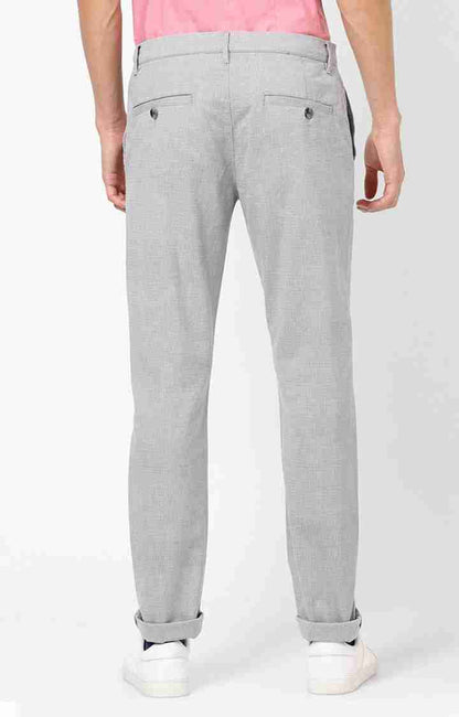 Grey Regular Fit Trousers