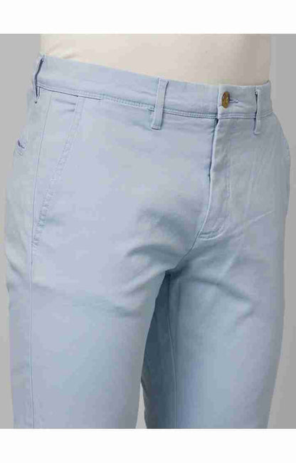 Blue Slim Fit Trousers