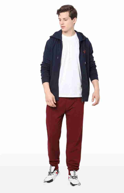 Burgundy Skinny Fit Joggers