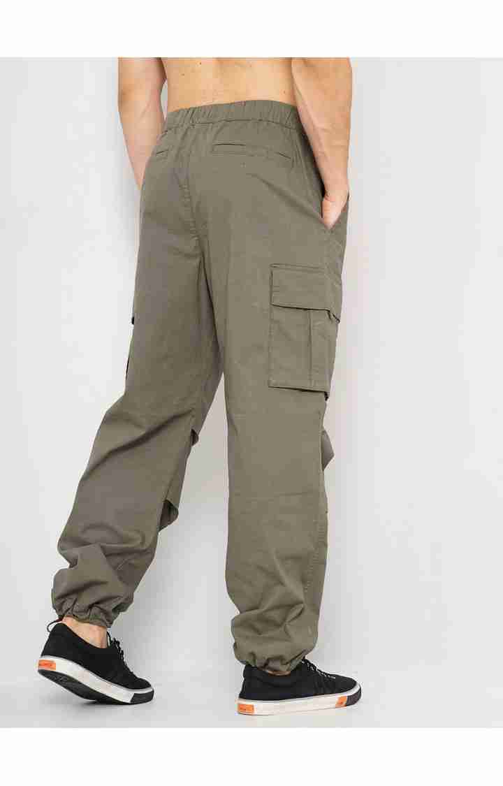 Olive Slim Fit Trousers