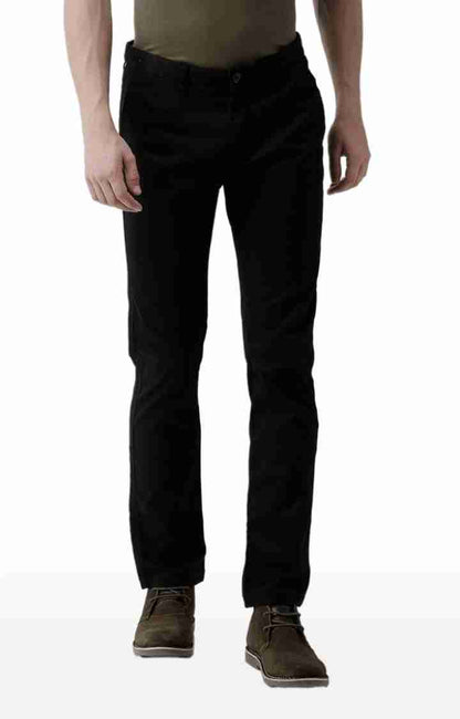 Black Regular Fit Trousers