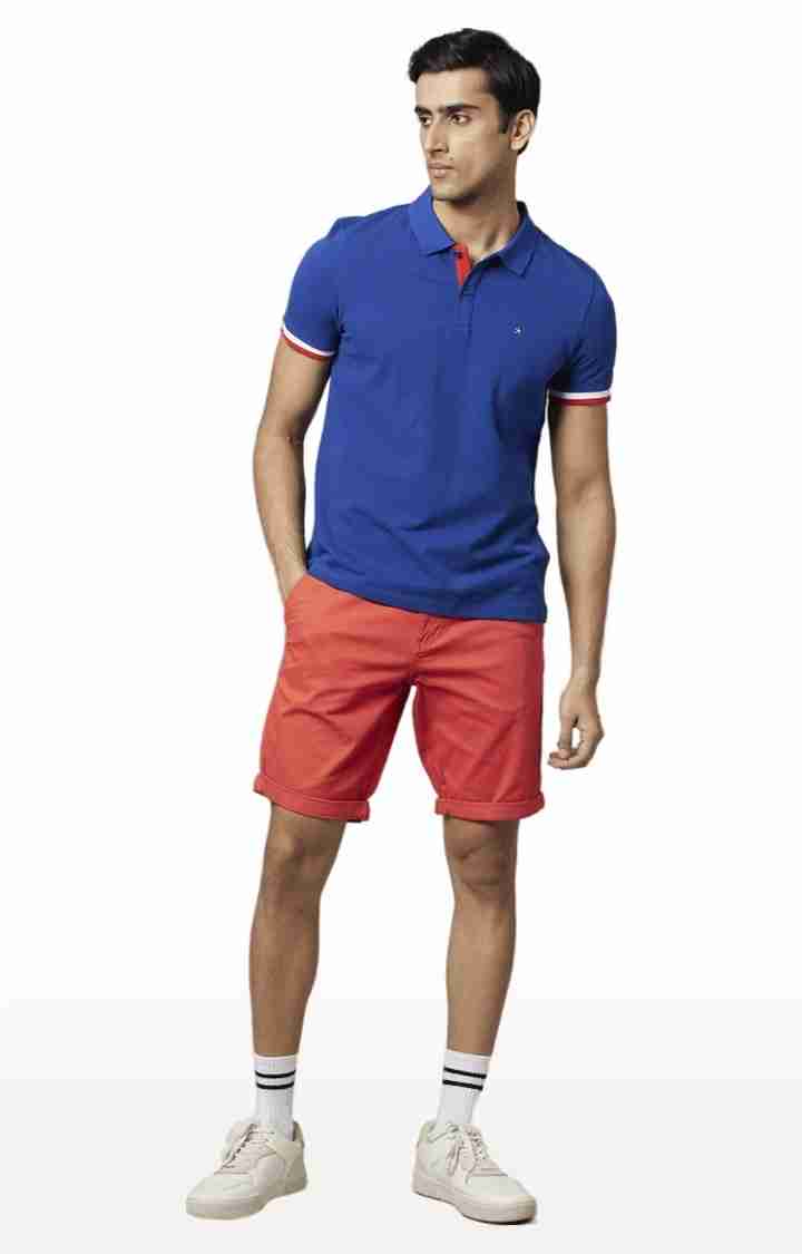 Red Regular Fit Shorts