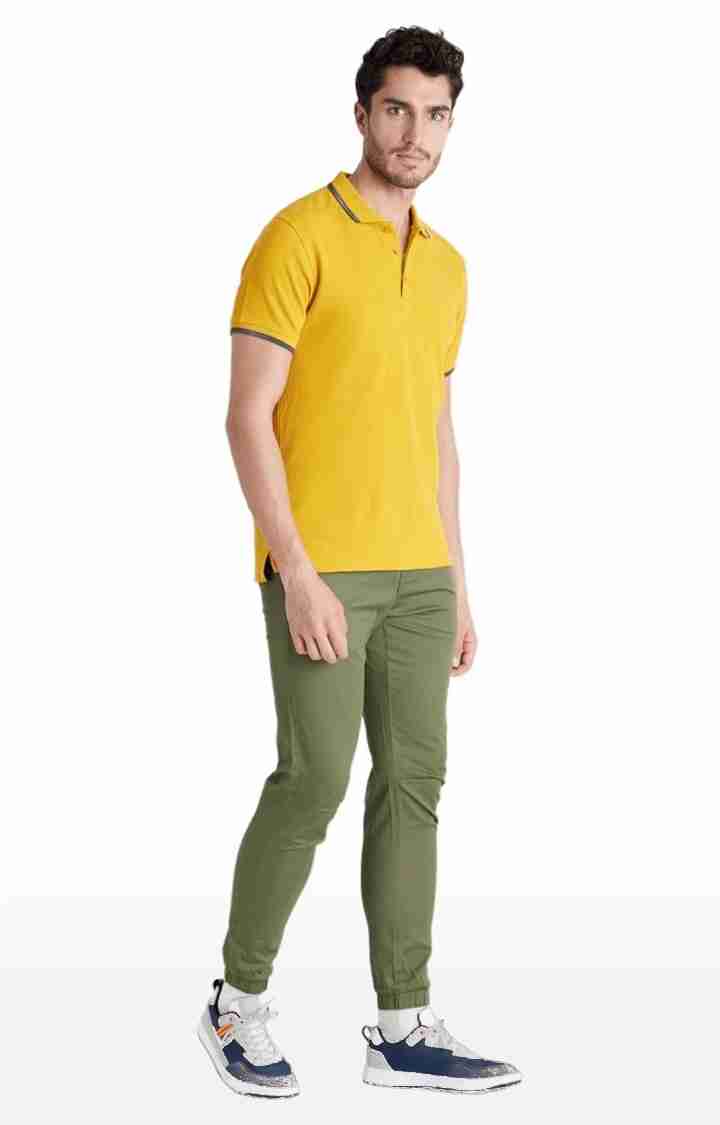 Olive Regular Fit Trousers