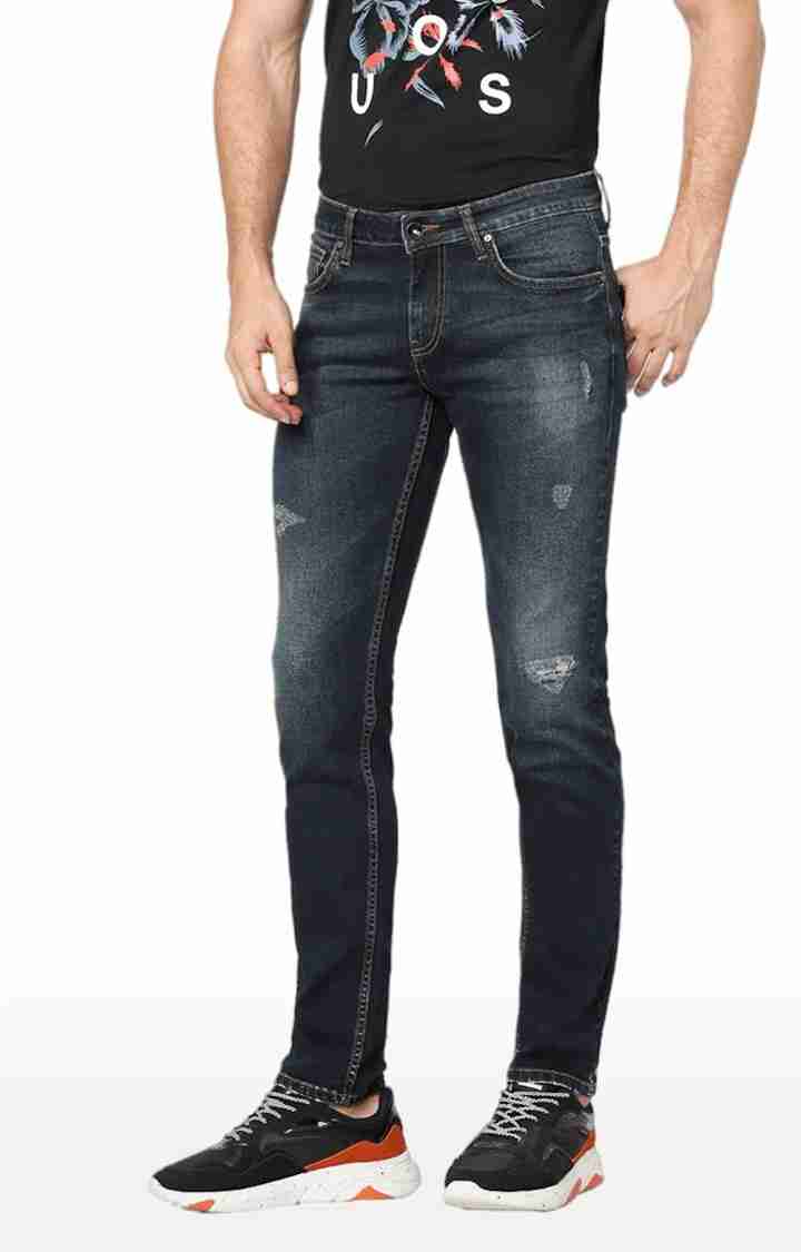 Navy Blue Skinny Fit Jeans