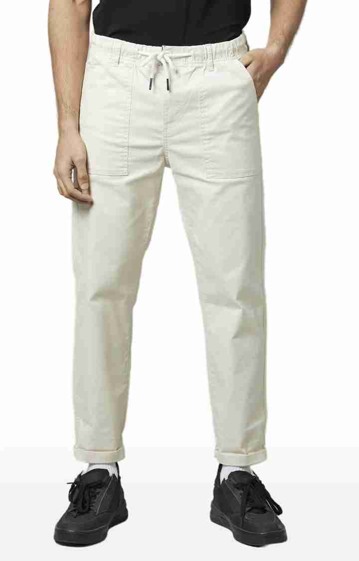 Off White Regular Fit Trousers