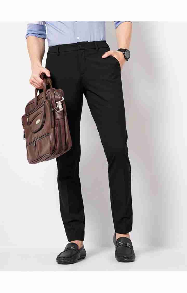 Black Slim Fit Trousers