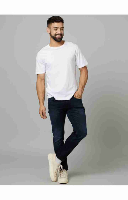 Navy Blue Slim Fit Jeans