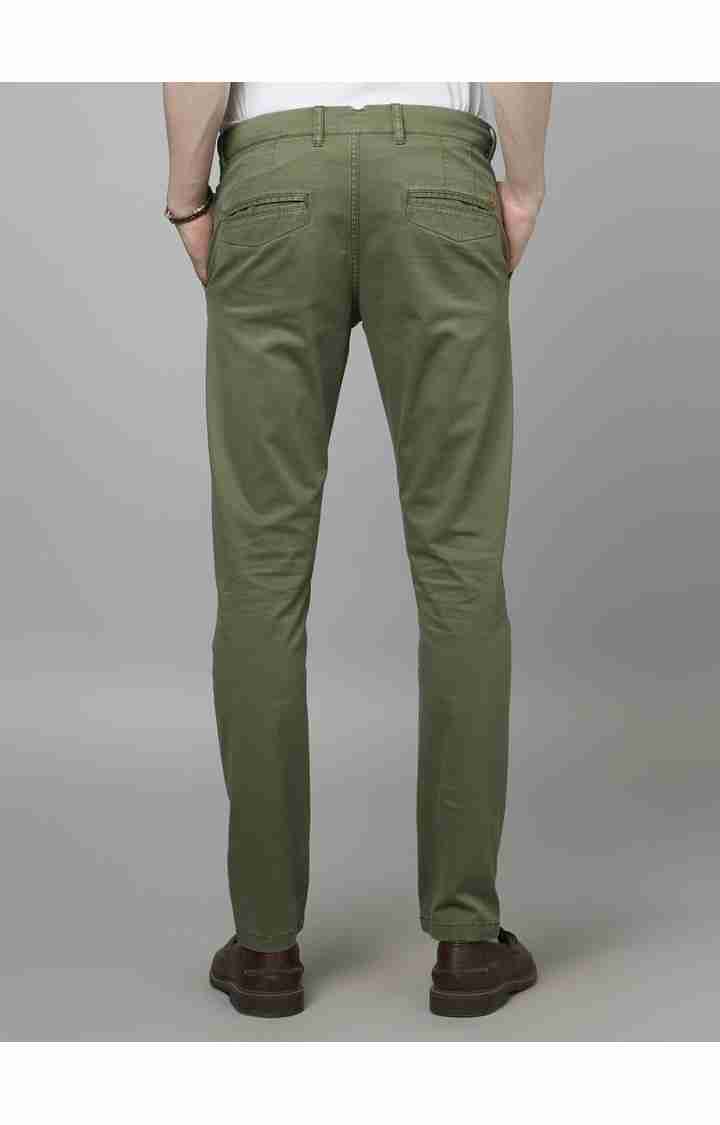 Khaki Slim Fit Trousers