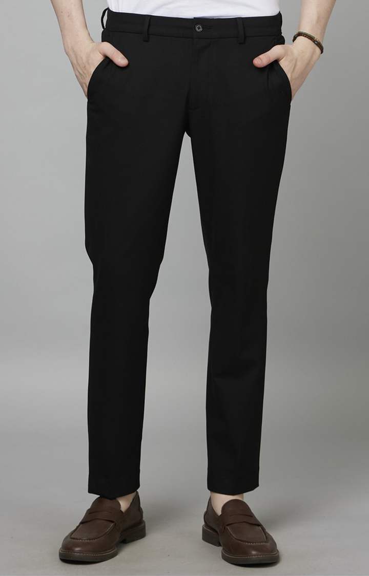 Black Slim Fit Trousers