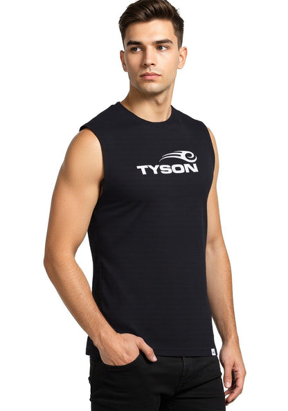 Celio* Tyson Men Black Printed Regular Fit Cotton T-shirt