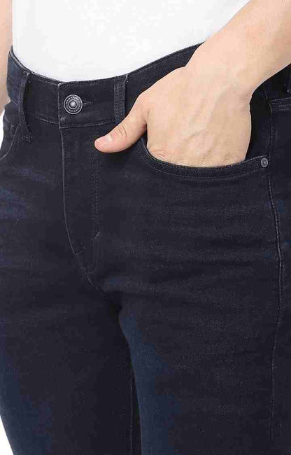 Navy Blue Slim Fit Jeans