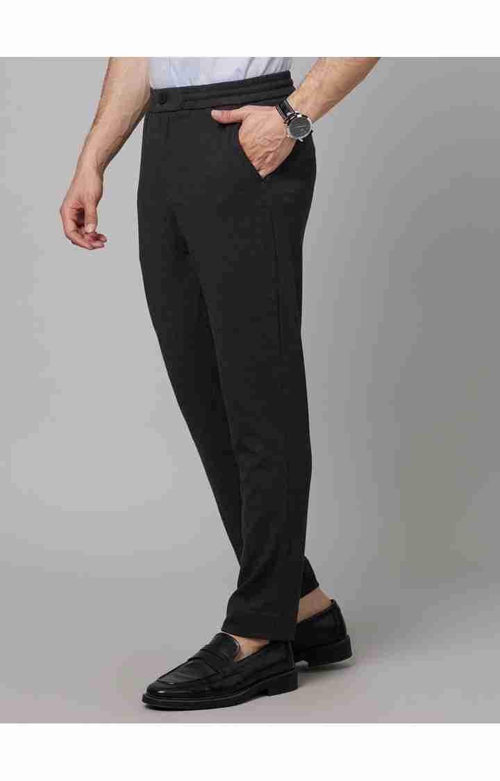 Grey Slim Fit Trousers