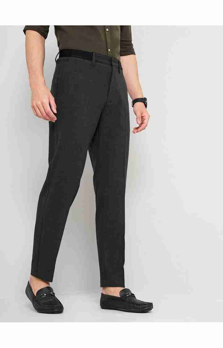 Grey Slim Fit Trousers