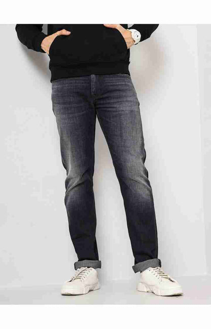 Black Straight Slim Fit Soft Touch Jeans