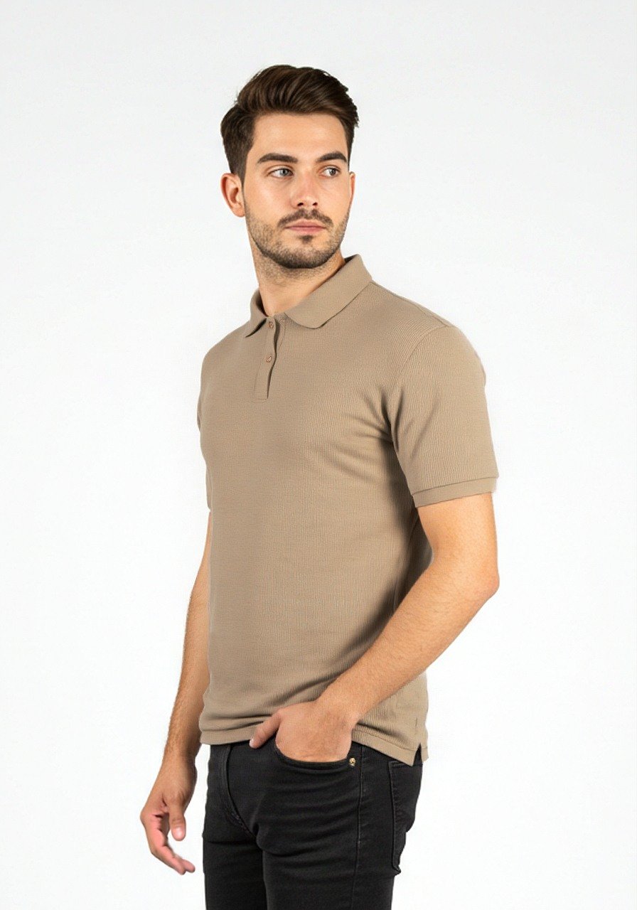 Celio* Men Brown Solid Regular Fit Cotton T-shirt