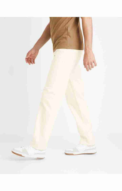 Beige Loose Fit Jeans