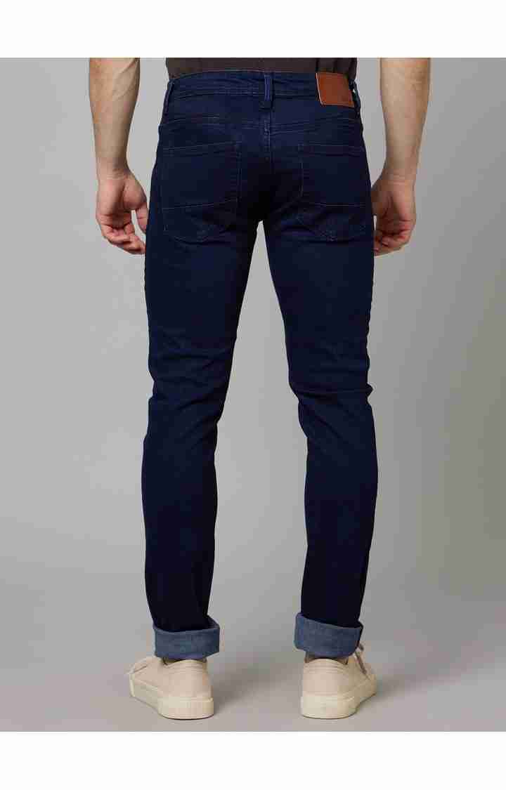 Navy Blue Slim Fit Jeans