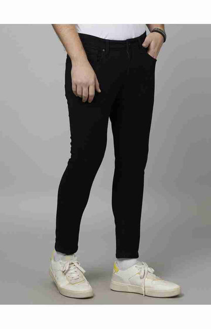 Black Skinny Ankle Length Jeans