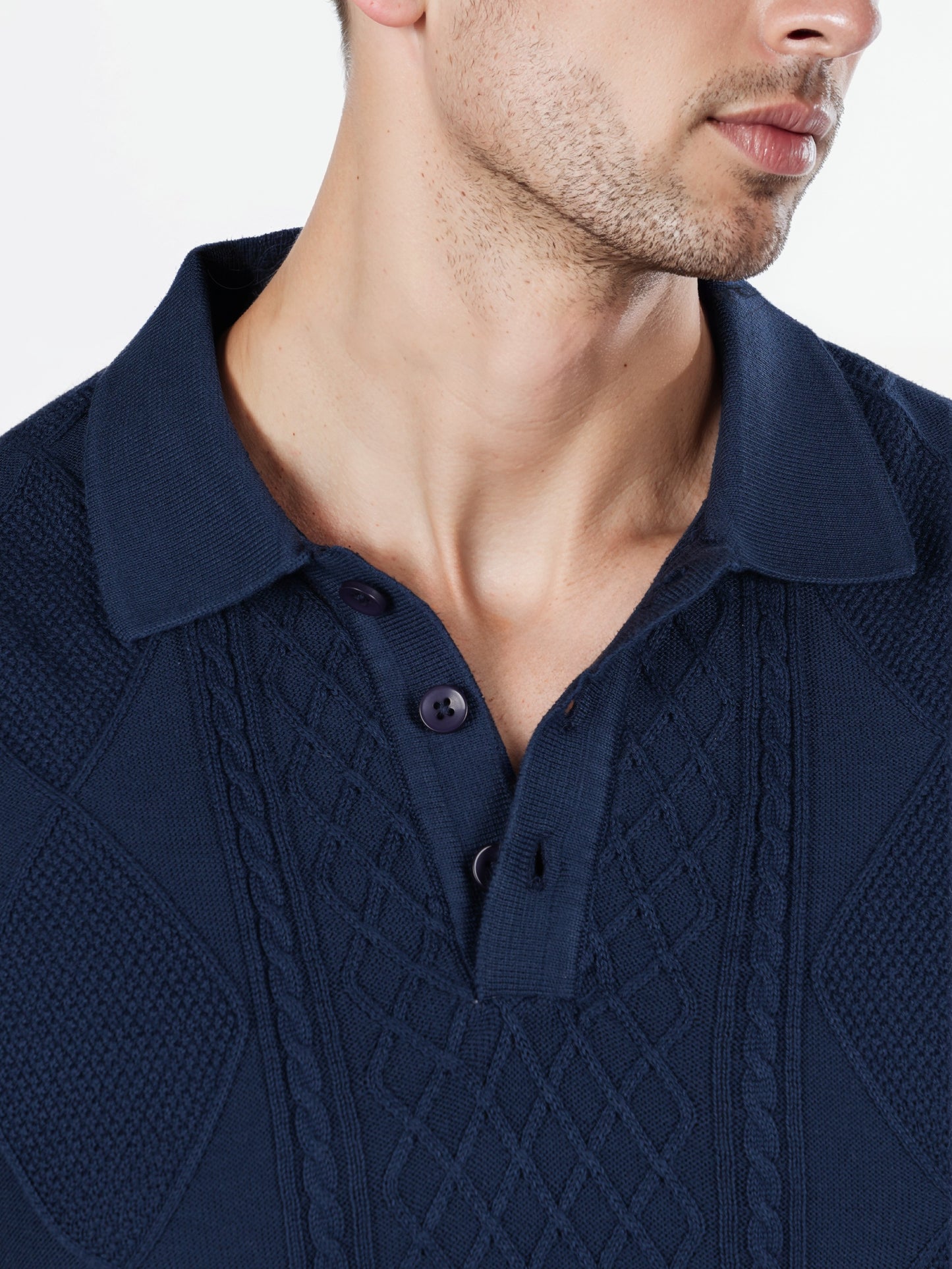 Celio* Solid Regular Fit Cotton Navy Blue T-Shirt