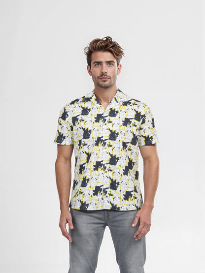 Celio* Pokemon Men Multi Printed Regular Fit Cotton Shirt
