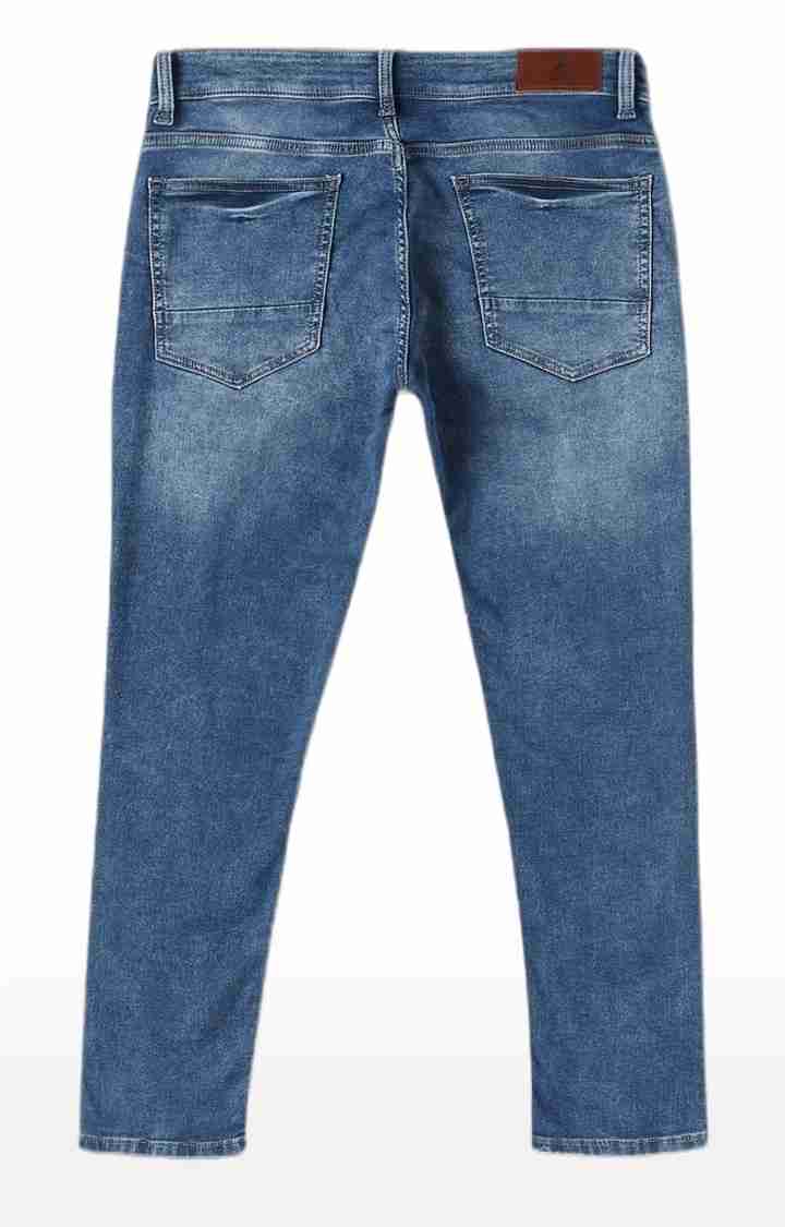 Blue Skinny Ankle Length Jeans