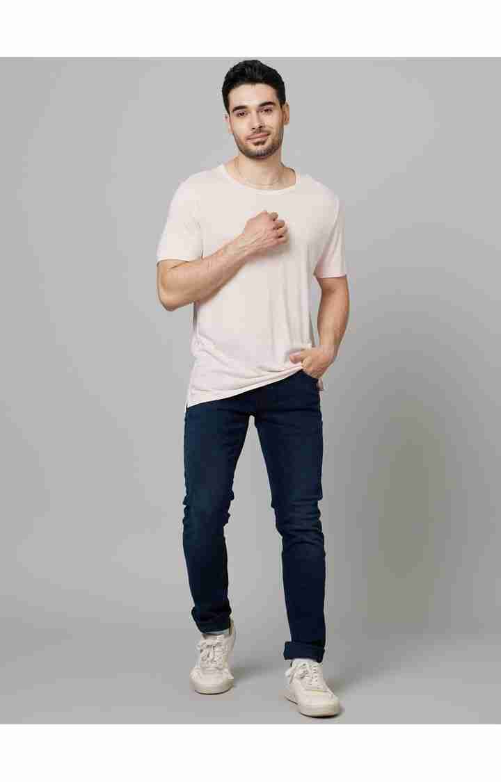 Navy Blue Slim Fit Jeans