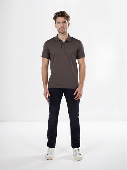 Celio* Chamonix Regular Fit Cotton Olive T-Shirt