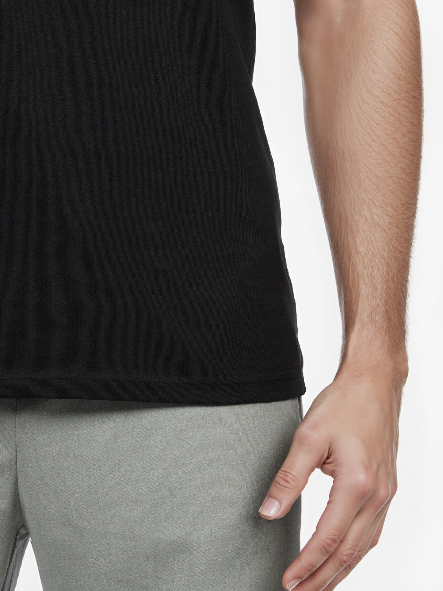 Celio* Men Black Printed Straight Fit Cotton T-shirt