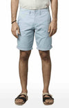 Celio* Cotton Regular Fit Light Blue Shorts