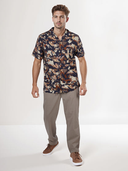 Celio* Men Multi Printed Regular Fit Viscose Shirt