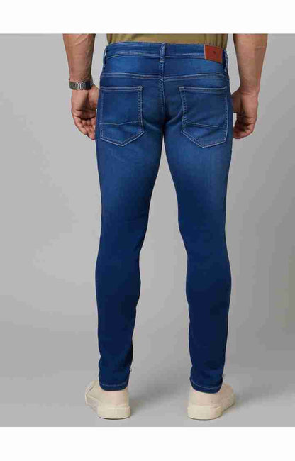 Blue Skinny Ankle Length Jeans