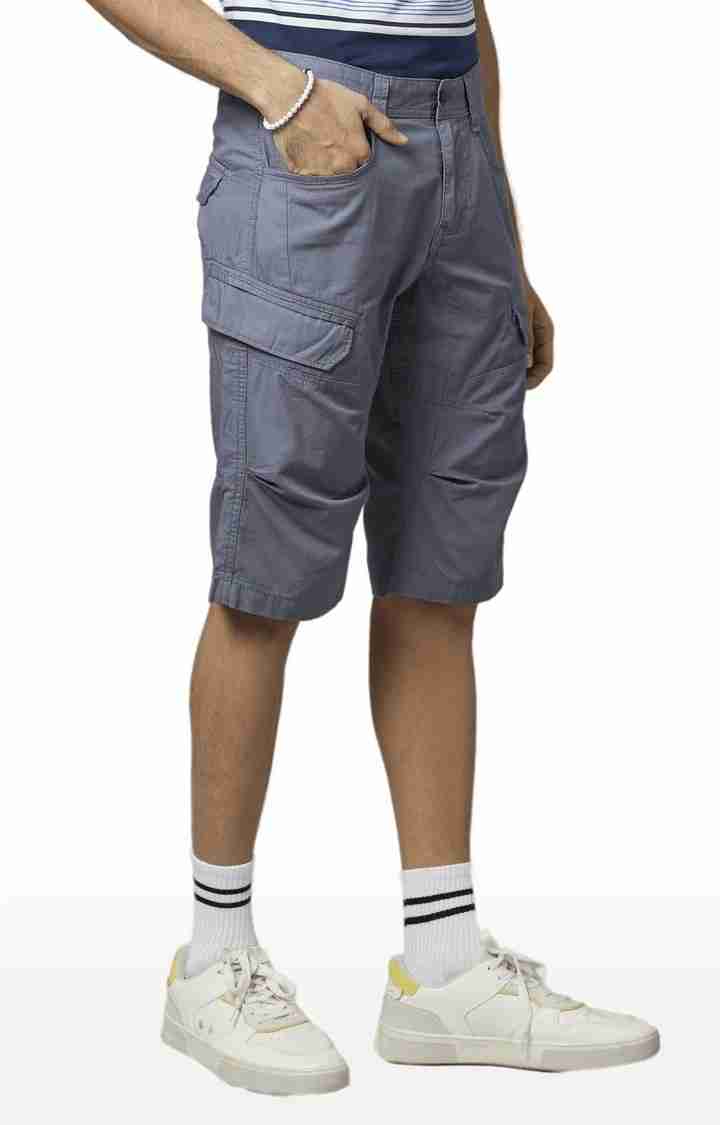 Grey Regular Fit Shorts