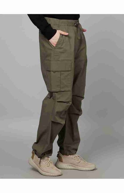 Olive Slim Fit Cargos