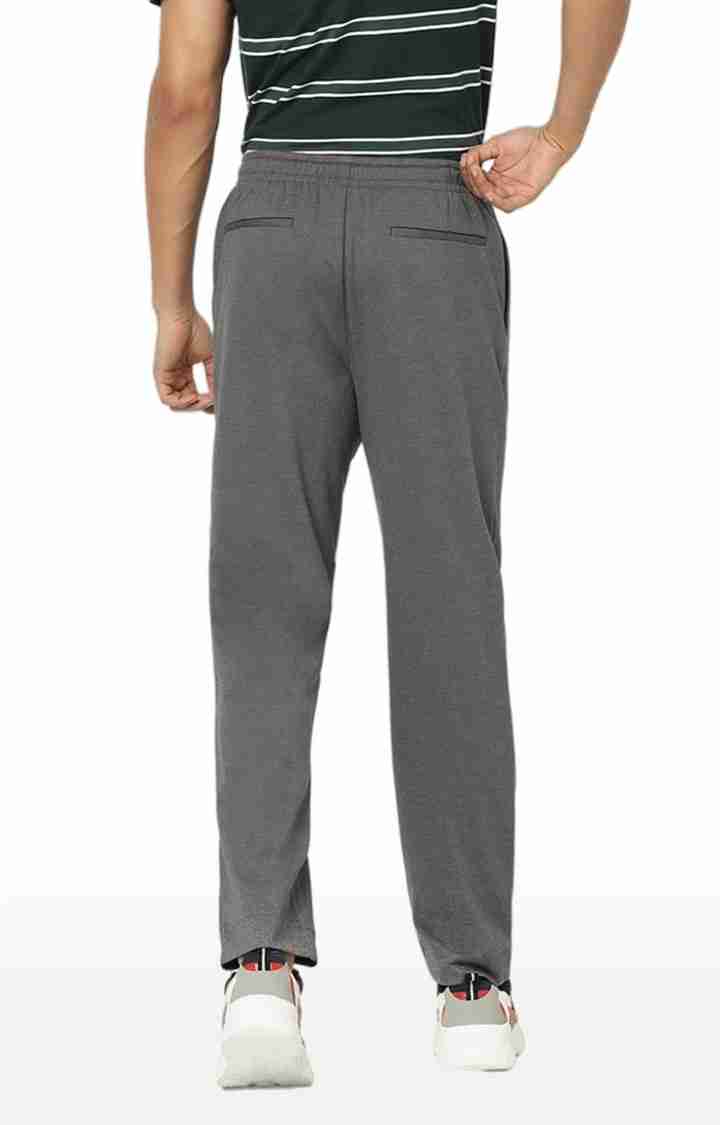 Grey Regular Fit Trousers