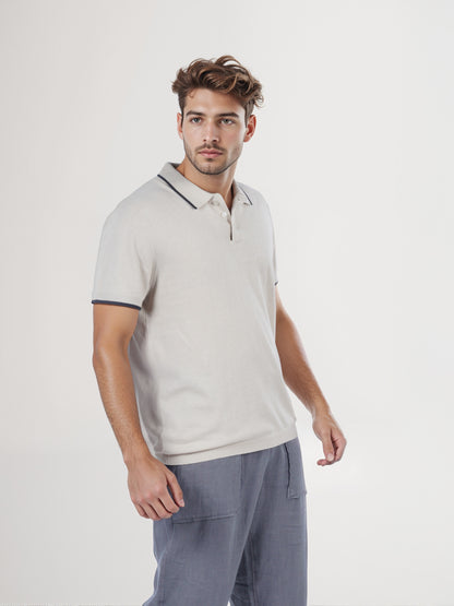 Celio* Men Beige Solid Regular Fit Cotton T-Shirt