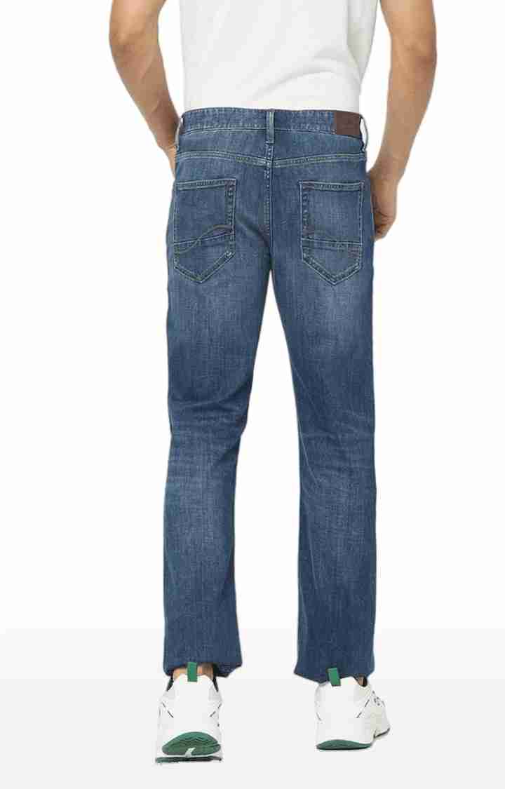 Blue Straight Slim Fit Soft Touch Jeans