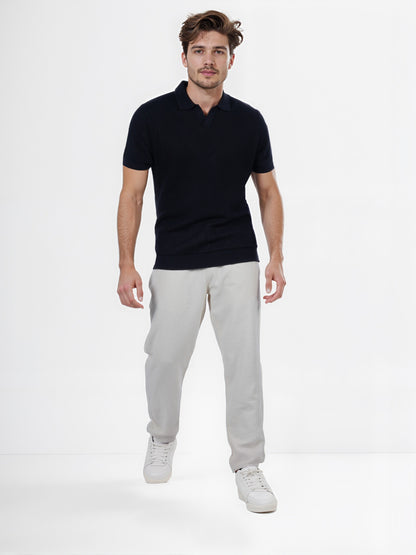 Celio* Men Black Solid Regular Fit Cotton T-Shirt