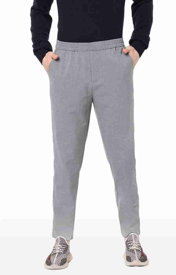 Grey Regular Fit TrackPant